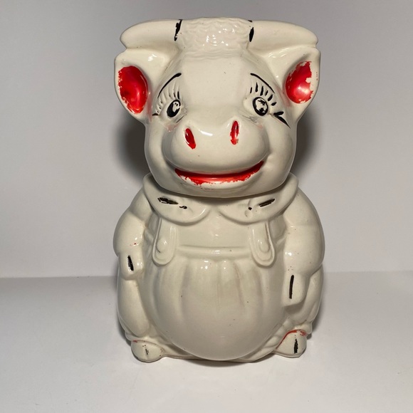 Vintage bull cookie jar - Picture 1 of 11